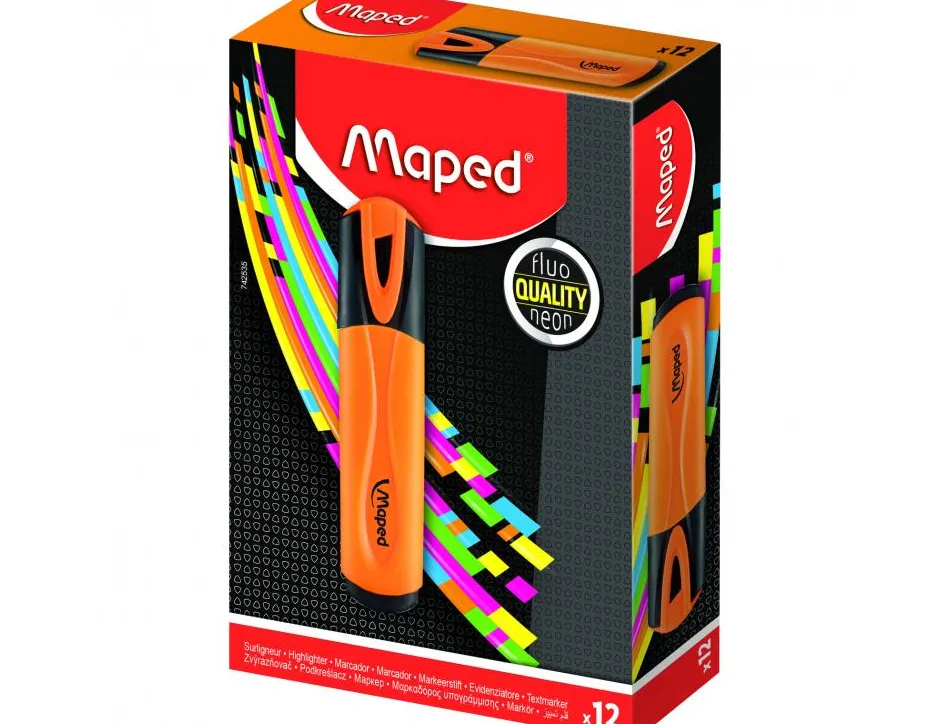 Surligneur fluo pep's classic maped coloris orange