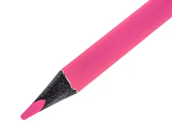 Surligneur liderpapel crayon de couleur néon jumbo mine extra-résistante forme triangulaire ergonomique coloris rose
