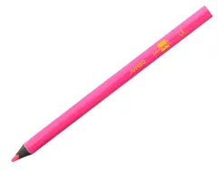 Surligneur liderpapel crayon de couleur néon jumbo mine extra-résistante forme triangulaire ergonomique coloris rose