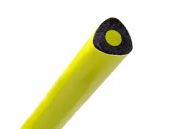 Surligneur liderpapel crayon de couleur néon jumbo mine extra-résistante forme triangulaire ergonomique coloris jaune