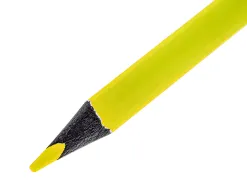 Surligneur liderpapel crayon de couleur néon jumbo mine extra-résistante forme triangulaire ergonomique coloris jaune