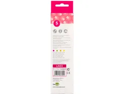 Surligneur liderpapel crayon de couleur néon jumbo mine extra-résistante forme triangulaire ergonomique coloris jaune
