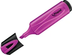 Surligneur maped fluo'peps fluorescent classic couleurs assorties pochette de 6