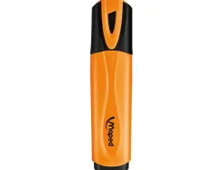 Surligneur maped fluo'peps fluorescent classique pochette 4 unités vert jaune rose orange
