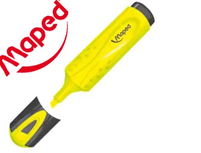 Surligneur maped fluo'peps fluorescent classique coloris jaune