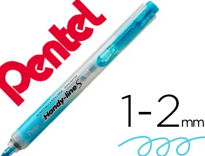 Surligneur pentel handy-line s coloris bleu
