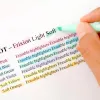 Surligneur pilot frixion light natural effacable pointe moyenne biseautee coloris gris