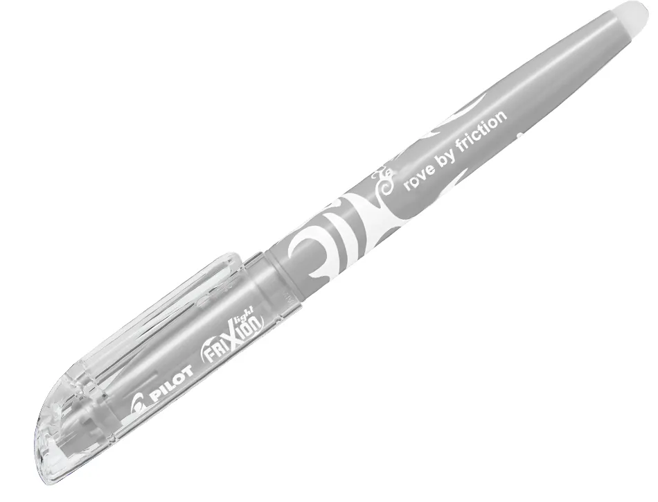 Surligneur pilot frixion light natural effacable pointe moyenne biseautee coloris gris