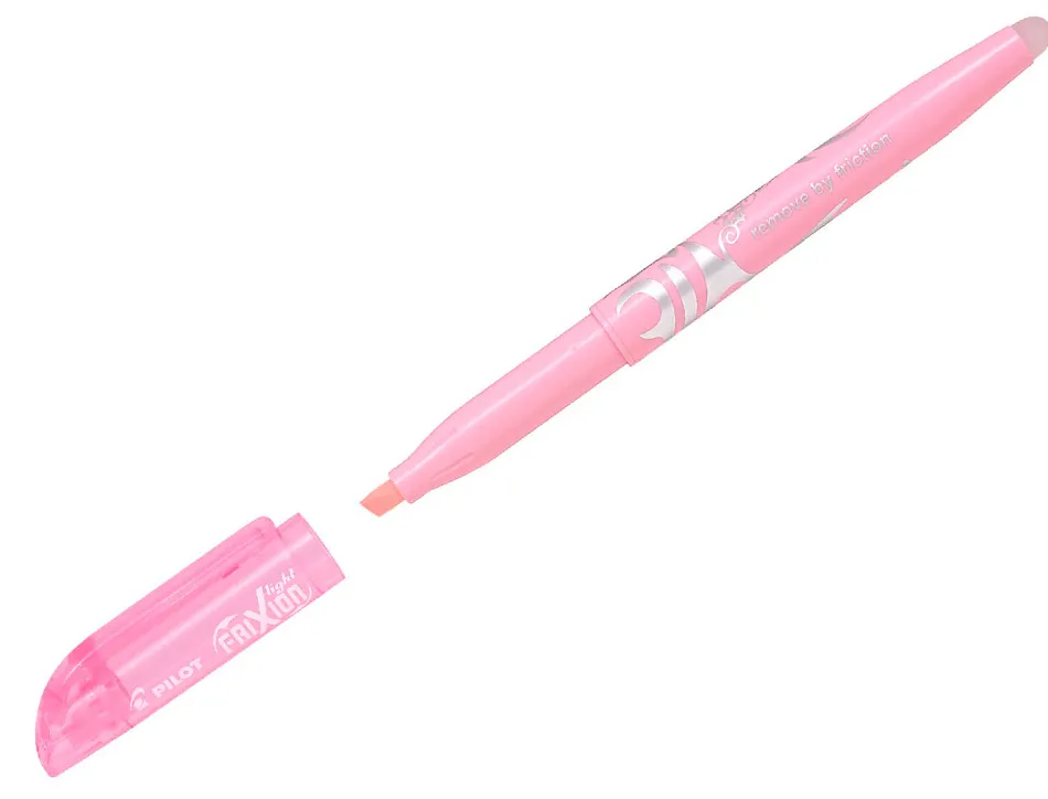 Surligneur pilot frixion light soft effacable pointe moyenne coloris rose pastel