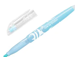 Surligneur pilot frixion light natural effacable pointe moyenne biseautee coloris bleu ciel