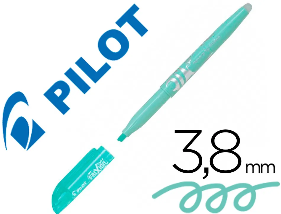 Surligneur pilot frixion light soft effacable pointe moyenne coloris vert pastel