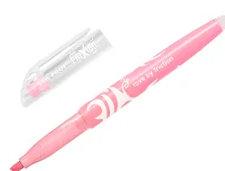 Surligneur pilot frixion light natural effacable pointe moyenne biseautee coloris corail