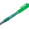 Surligneur pilot v light tracé 1/3mm encre liquide pigmentée fluide niveau d'encre visible coloris vert