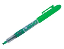 Surligneur pilot v light tracé 1/3mm encre liquide pigmentée fluide niveau d'encre visible coloris vert