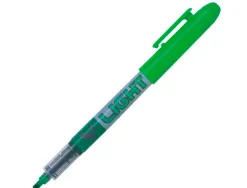 Surligneur pilot v light tracé 1/3mm encre liquide pigmentée fluide niveau d'encre visible coloris vert