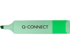 Surligneur q-connect fluorescent pointe biseautee etui de bureau 23 unites coloris assortis