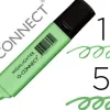 Surligneur q-connect pastel tracé 2/5 mm pointe biseautée coloris vert