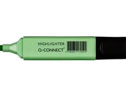 Surligneur q-connect pastel tracé 2/5 mm pointe biseautée coloris vert