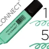 Surligneur q-connect pastel tracé 2/5 mm pointe biseautée coloris bleu