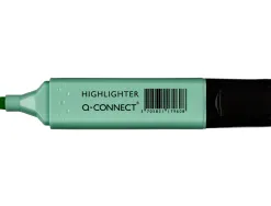 Surligneur q-connect pastel tracé 2/5 mm pointe biseautée coloris bleu