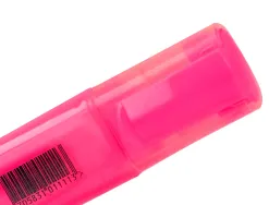Surligneur q-connect tracé 2/5 mm pointe biseautée couleurs éclatantes rose
