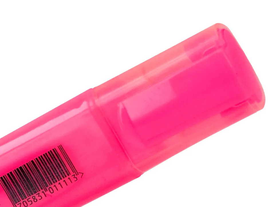 Surligneur q-connect tracé 2/5 mm pointe biseautée couleurs éclatantes rose