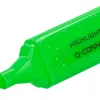Surligneur q-connect tracé 2/5 mm pointe biseautée couleurs éclatantes vert