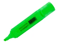 Surligneur q-connect tracé 2/5 mm pointe biseautée couleurs éclatantes vert