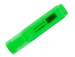 Surligneur q-connect tracé 2/5 mm pointe biseautée couleurs éclatantes vert