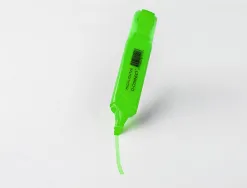 Surligneur q-connect tracé 2/5 mm pointe biseautée couleurs éclatantes vert