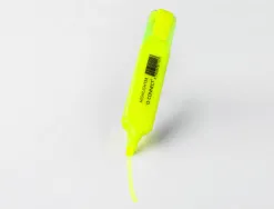 Surligneur q-connect tracé 2/5 mm pointe biseautée couleurs éclatantes jaune