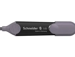 Surligneur schneider job pointe biseautee trait 1/5mm coloris gris mauve