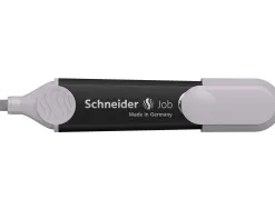 Surligneur schneider job pointe biseautee trait 1/5mm coloris gris taupe