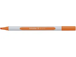 Surligneur schneider shine-up pointe biseautee trait 1/4mm corps triangulaire coloris orange