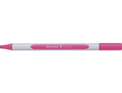 Surligneur schneider shine-up pointe biseautee trait 1/4mm corps triangulaire coloris rose