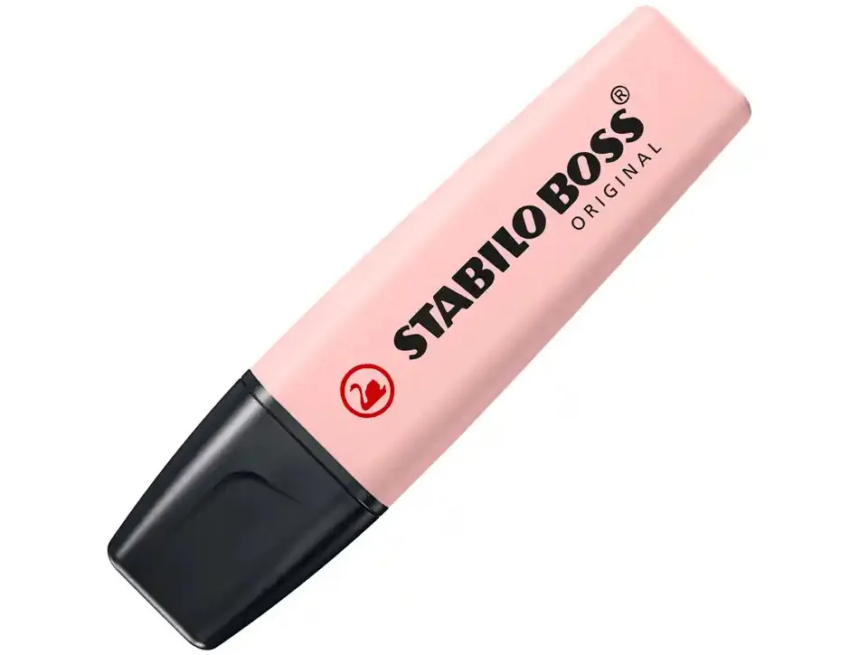 Surligneur stabilo boss original naturecolors wild flowers edition pointe biseautee trace 2/5mm coloris