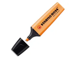 Surligneur stabilo boss tracé 2/5mm pointe biseautée encre universelle base eau résistante lumière pochette 4 unités