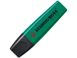 Surligneur stabilo boss tracé 2/5mm pointe biseautée encre universelle base eau résistante lumière coloris turquoise