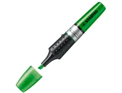 Surligneur stabilo luminator tracé 2/5mm encre liquide niveau visible base ergonomique couleur vert