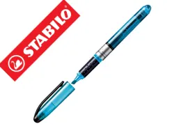 Surligneur stabilo navigator modèle poche clip résistance intense lumière couleur bleu