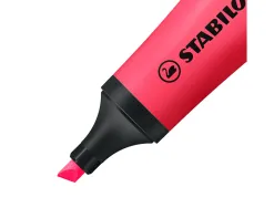 Surligneur stabilo néon fluorescence intense sèche après 4h tube gloss coloris rose