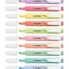 Surligneur stabilo swing cool pastel edition format stylo pointe biseautee trace 1/4mm pochette 8 unites