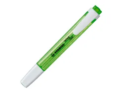 Surligneur stabilo swing cool modèle de poche avec agrafe tracé 1/3mm encre liquide pigmentée visible coloris vert