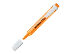 Surligneur stabilo swing cool modèle de poche avec agrafe tracé 1/3mm encre liquide pigmentée visible coloris orange