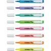 Surligneur stabilo swing cool modèle de poche avec agrafe tracé 1/3mm encre liquide pigmentée visible pochette 8 unités