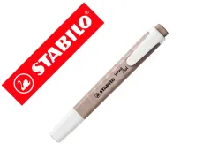 Surligneur stabilo swing cool naturecolors pointe biseautee trace 1/4mm coloris gris taupe
