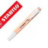 Surligneur stabilo swing cool naturecolors pointe biseautee trace 1/4mm coloris beige rose