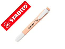 Surligneur stabilo swing cool naturecolors pointe biseautee trace 1/4mm coloris beige rose