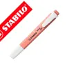 Surligneur stabilo swing cool naturecolors pointe biseautee trace 1/4mm coloris orange rouille