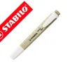 Surligneur stabilo swing cool naturecolors pointe biseautee trace 1/4mm coloris vert tilleul